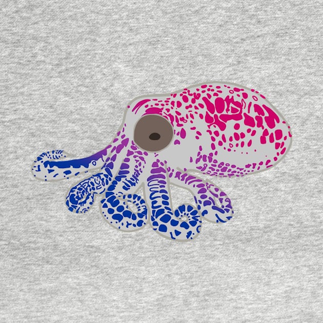 Bi Flag Spotted Octopus by nats-designs